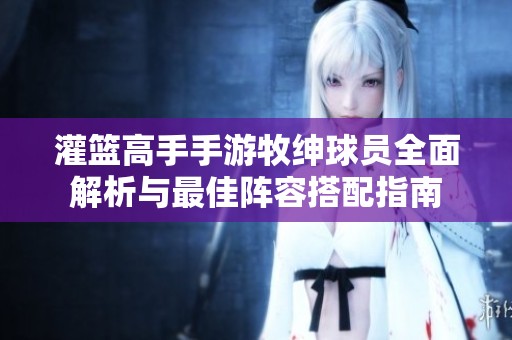 灌篮高手手游牧绅球员全面解析与最佳阵容搭配指南