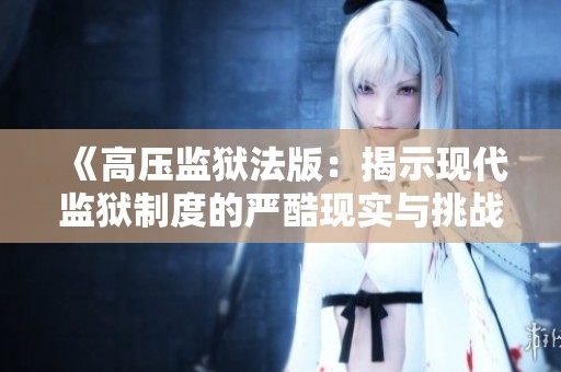 《高压监狱法版：揭示现代监狱制度的严酷现实与挑战》