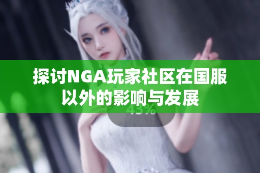 探讨NGA玩家社区在国服以外的影响与发展